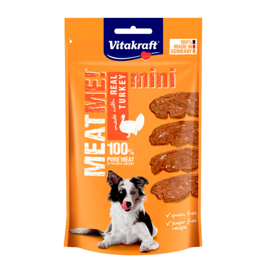 60 g Vitakraft Bocaditos Meat Me Peru Mini para c&atilde;es, , large Imagem n&uacute;mero 1