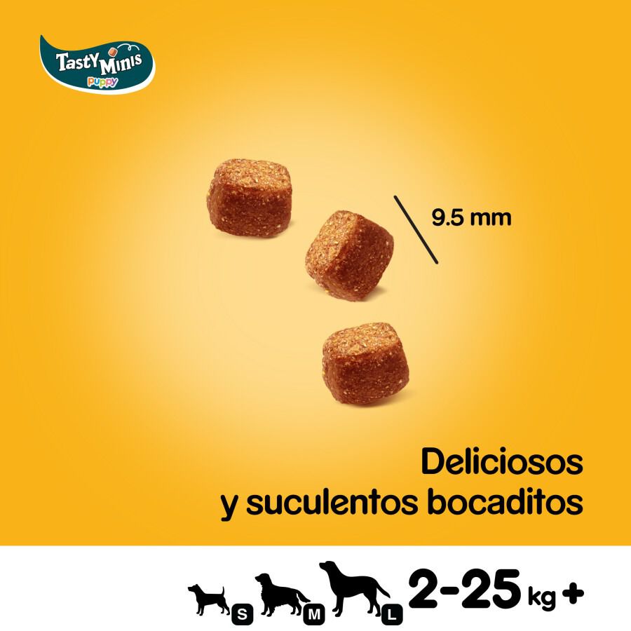 125 g Pedigree Tasty Minis Petiscos com sabor a Frango para C&atilde;es Cachorros, , large Imagem n&uacute;mero 3