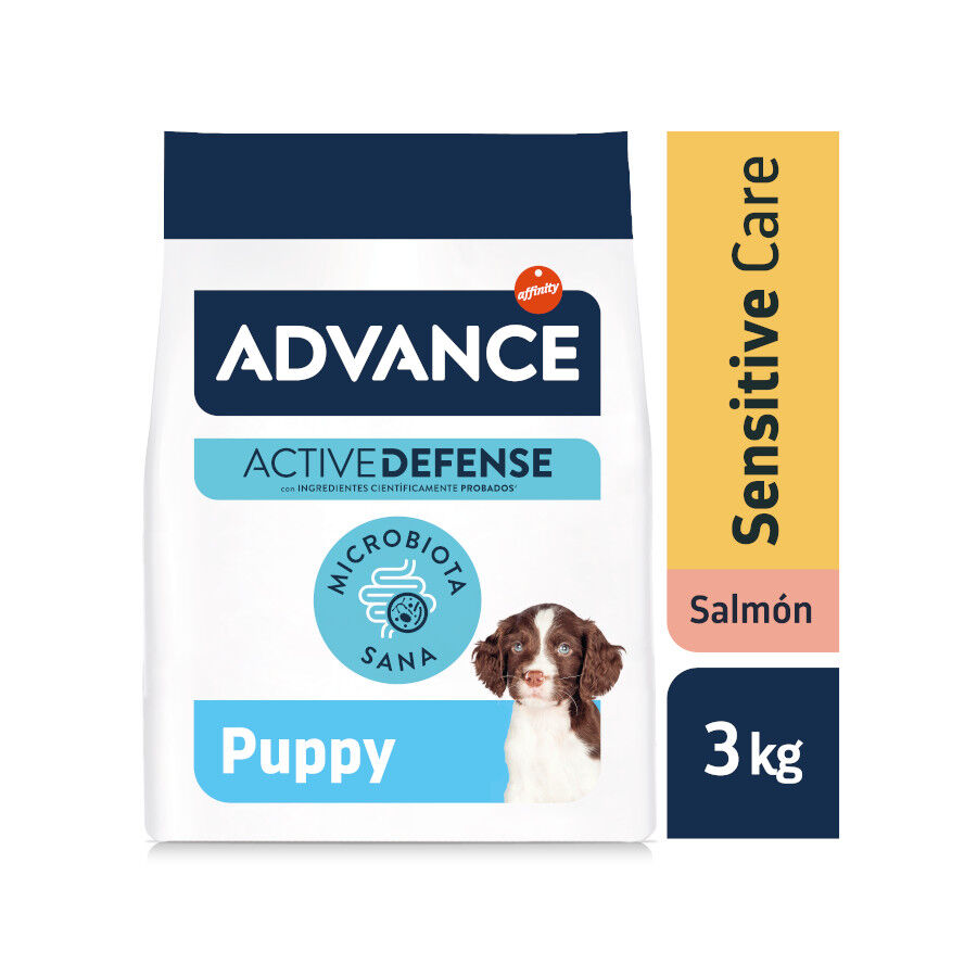 3 kg Advance Active Defense Puppy Sensitive Care Salm&atilde;o ra&ccedil;&atilde;o para c&atilde;es, , large Imagem n&uacute;mero 2