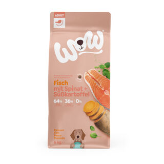 Wow, comida de cachorro para peixe adulto