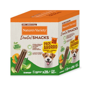 Nature's Variety Mini Adult Dental Snacks para c&atilde;es