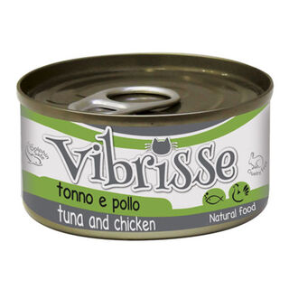 Croci Vibrisse Atum e Frango lata para gatos
