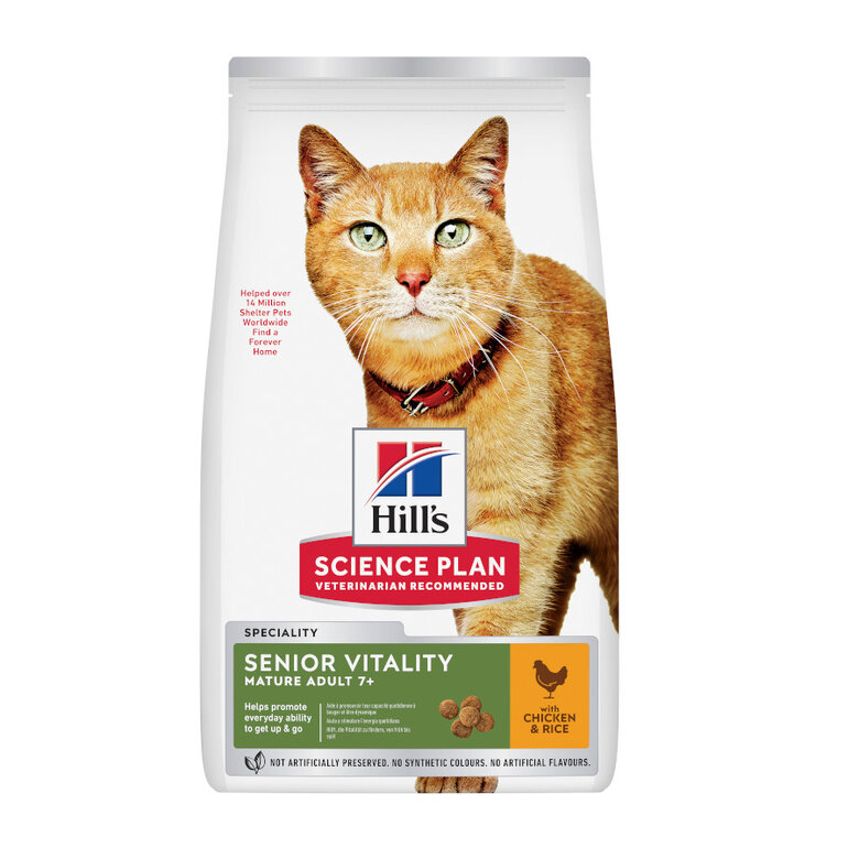 1.5 kg Hill's Science Plan Youthful Vitality Frango ração para gatos,  Imagem número 1 1.5 kg Hill's Science Plan Youthful Vitality Frango ração para gatos, , large Imagem número 1