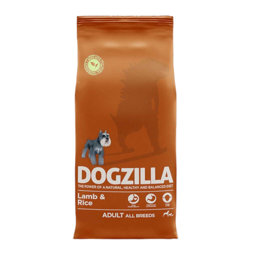 12 kg Dogzilla Adult Cordeiro e Arroz para c&atilde;es, , large Imagem n&uacute;mero 1