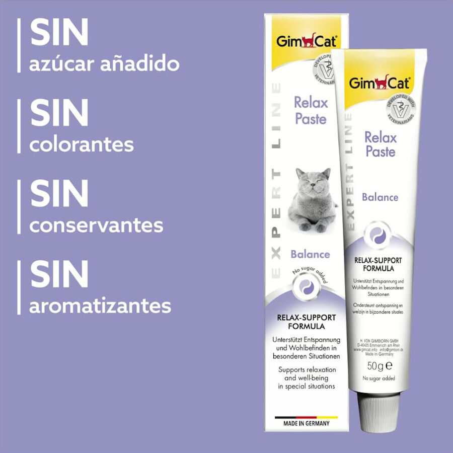 50 g GimCat Relax Pasta Relaxante para gatos, , large Imagem n&uacute;mero 4