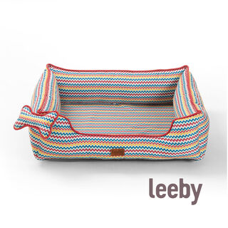 Leeby Cama zigue-zague ortopédica para cães