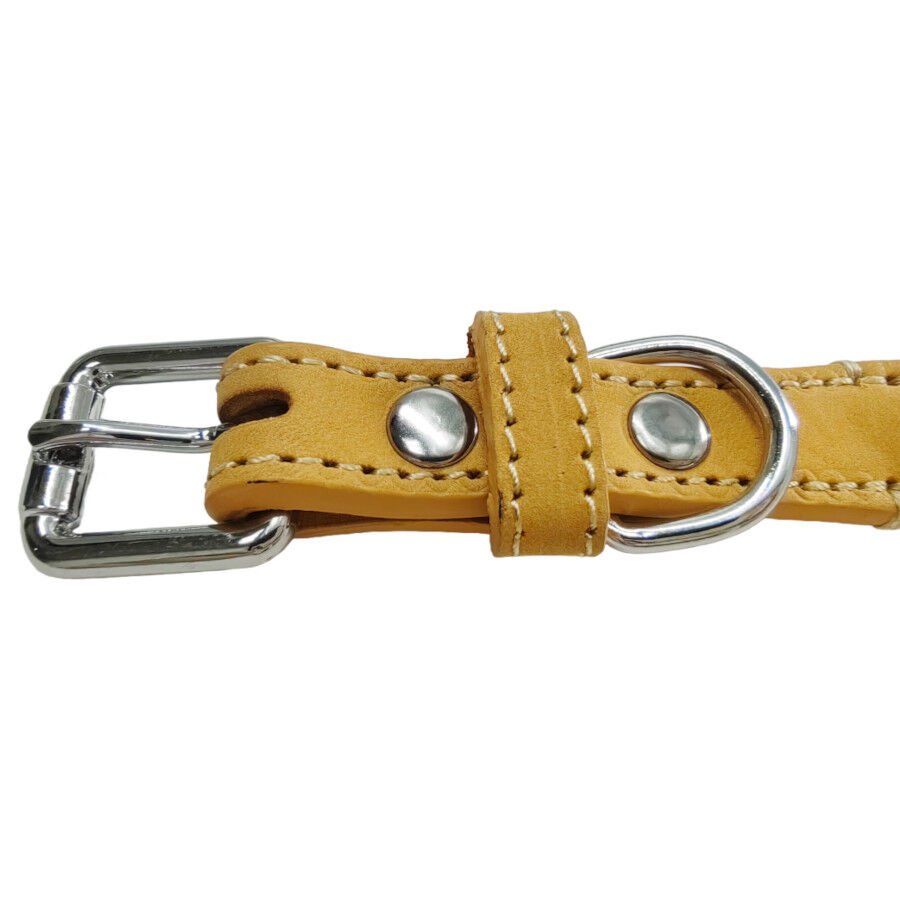 Gotoo Coleira em couro verde para c&atilde;es, , large Imagem n&uacute;mero 3