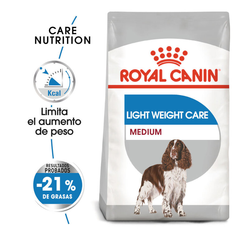 3 kg Royal Canin Medium Light Weight Care ração para cães,  Imagem número 1 3 kg Royal Canin Medium Light Weight Care ração para cães, , large Imagem número 1