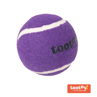 Tootoy! Chase Squeaker Ball Roxo bola de ténis para cães