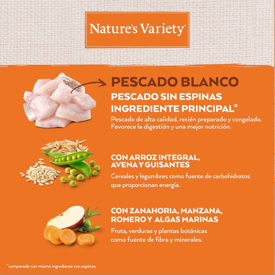 3 kg Nature's Variety Healthy Grains Adult Mini Peixe Branco ra&ccedil;&atilde;o para c&atilde;es, , large Imagem n&uacute;mero 3