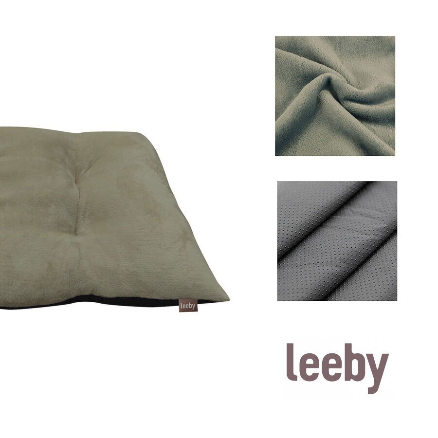 Leeby Almofada Acolchoada de Veludo Verde para c&atilde;es, , large Imagem n&uacute;mero 4