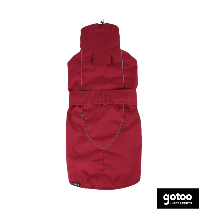 Gotoo Casaco Imperme&aacute;vel Vermelho para galgos, , large Imagem n&uacute;mero 2