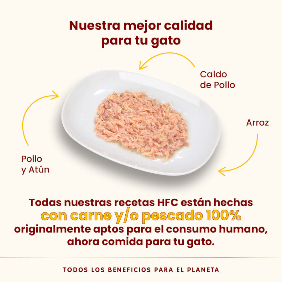 70 g Almo Nature HFC frango com atum lata para gatos, , large Imagem n&uacute;mero 3