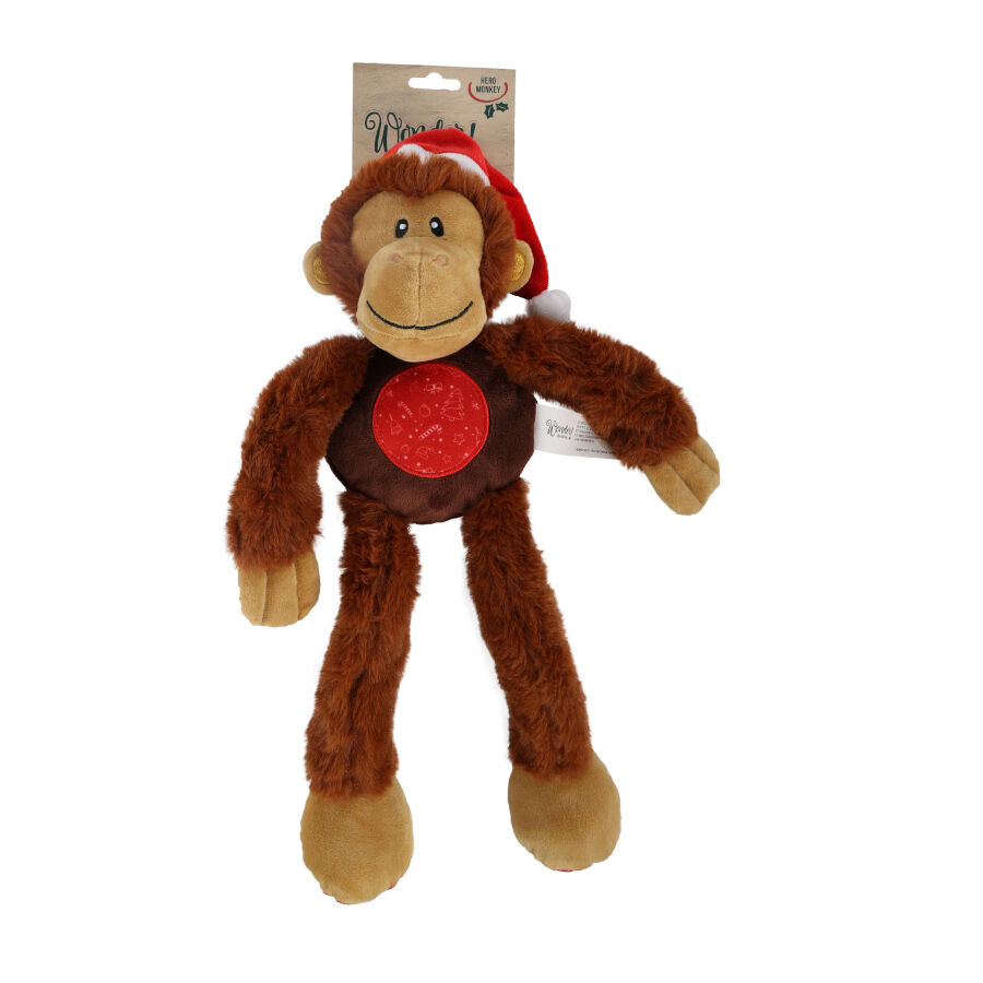 Wonder Christmas Hero Macaco de peluche para c&atilde;es, , large Imagem n&uacute;mero 3