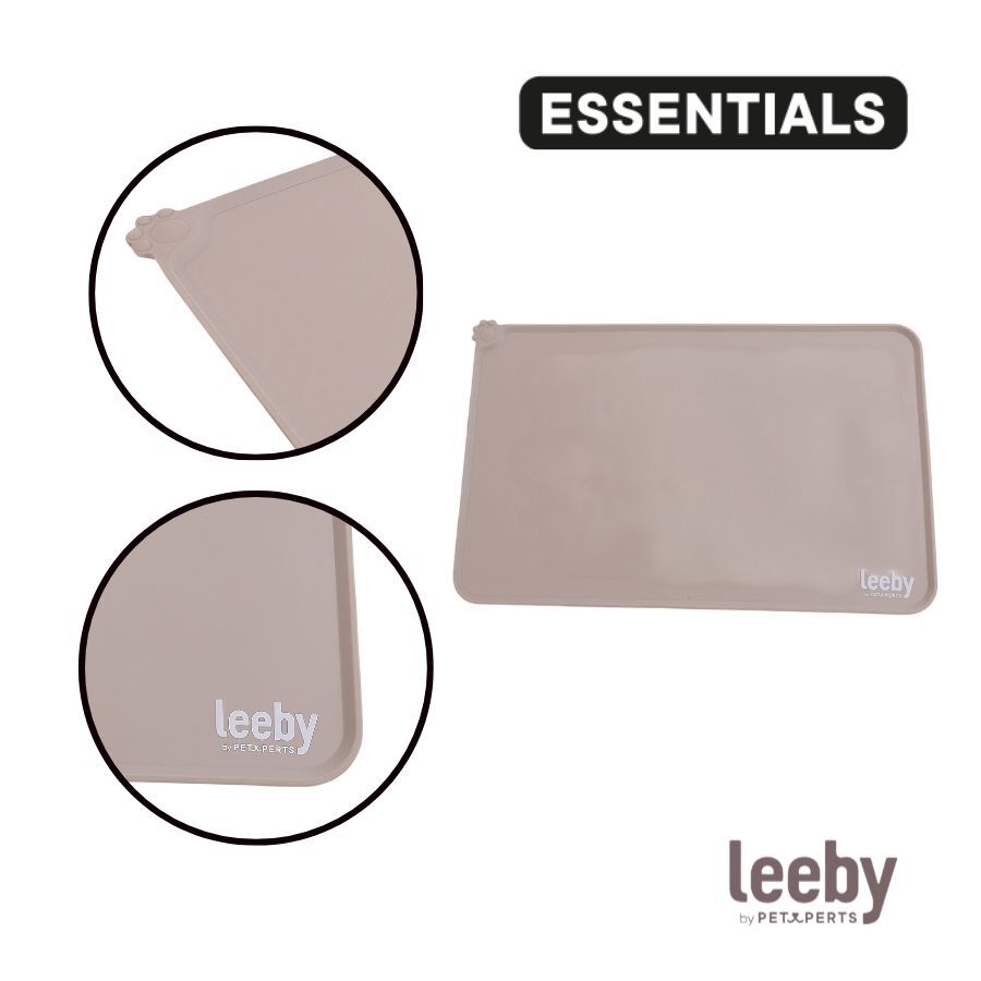 Leeby Tapete Antiderrapante para Comedouros de c&atilde;es e gatos, , large Imagem n&uacute;mero 3