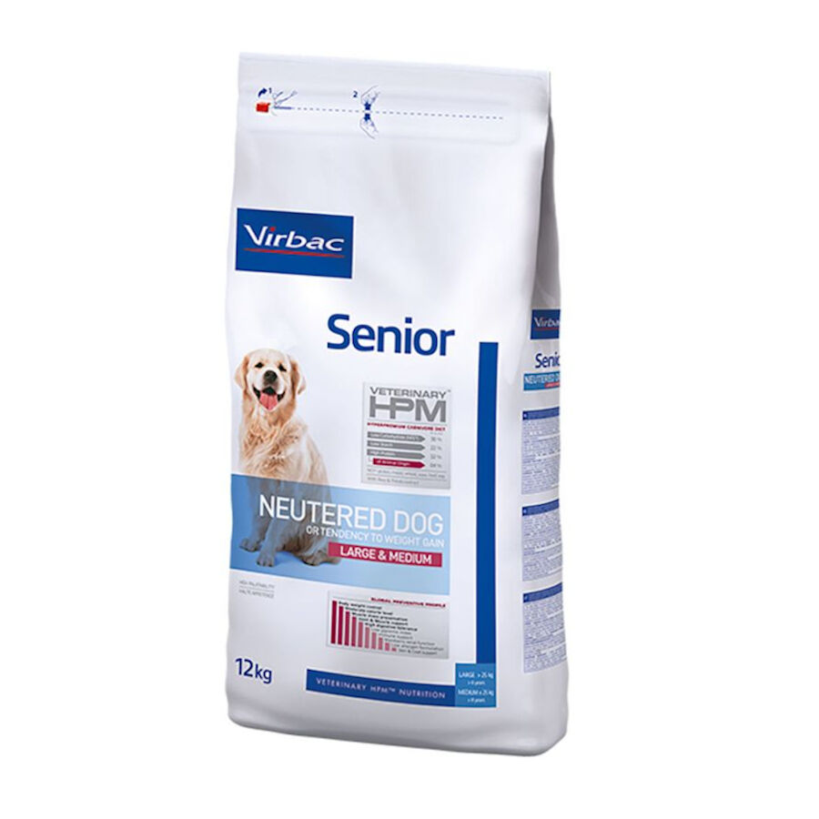 Virbac Senior Neutered Large Medium HPM ra&ccedil;&atilde;o para c&atilde;es, , large Imagem n&uacute;mero 1