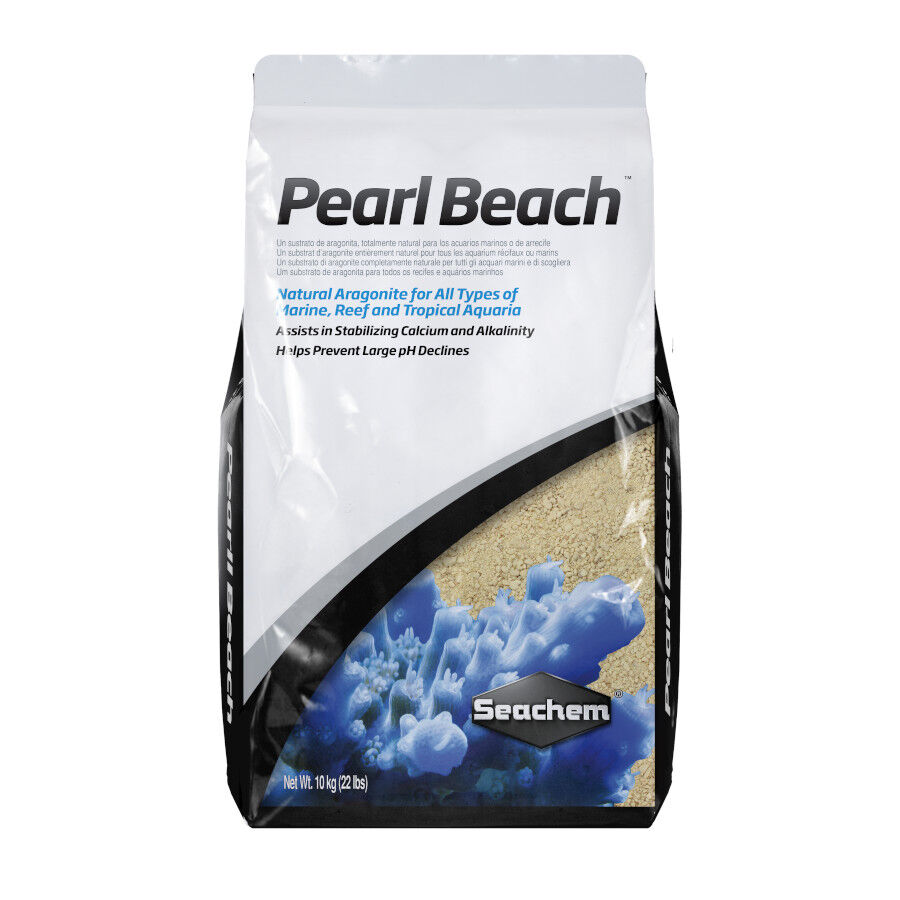 Seachem Pearl Beach grava blanca para acuarios Imagem n&uacute;mero 1