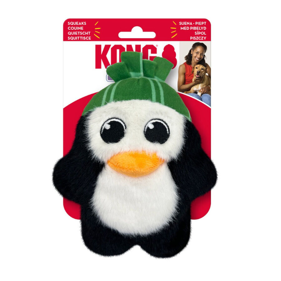 Kong Holiday Snuzzles Pinguim de Peluche para c&atilde;es, , large Imagem n&uacute;mero 2