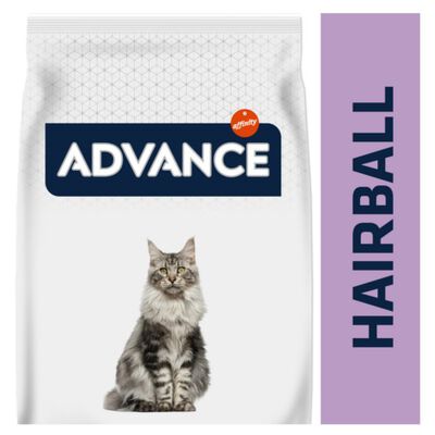 Advance Hairball comida para gatos frango e arroz