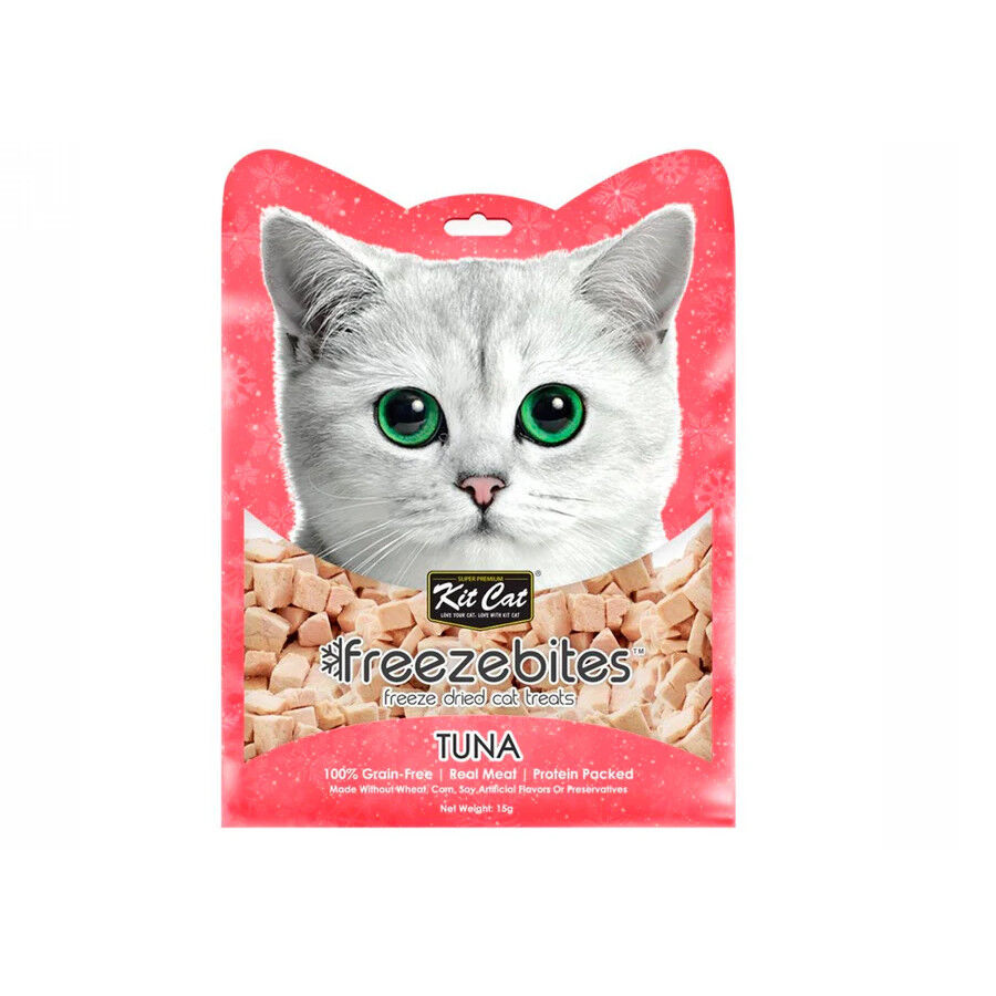 Kit Cat FreezeBites Snack liofilizado de atum para gatos, , large Imagem n&uacute;mero 1