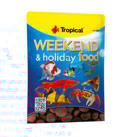 Comida de peixe tropical para fins de semana e feriados