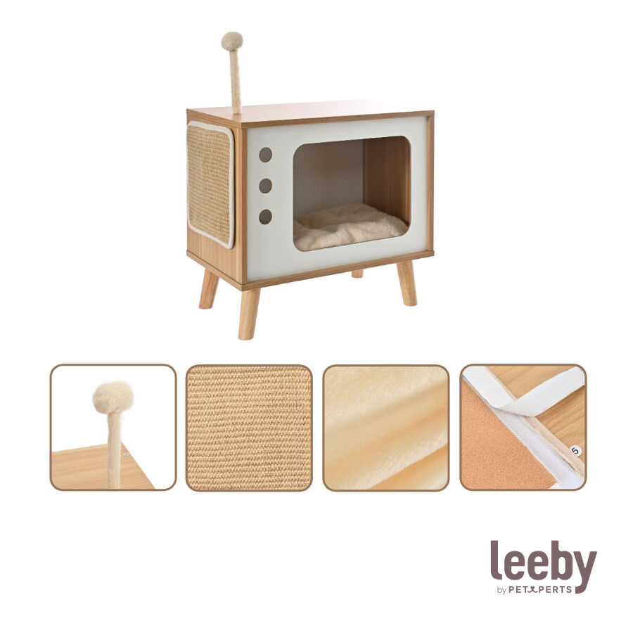 Leeby Thierre TV cama nido arranhador para gatos, , large Imagem n&uacute;mero 7
