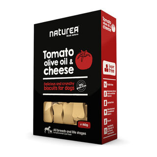 Naturea Biscoitos de Tomate com Queijo e Azeite para cães