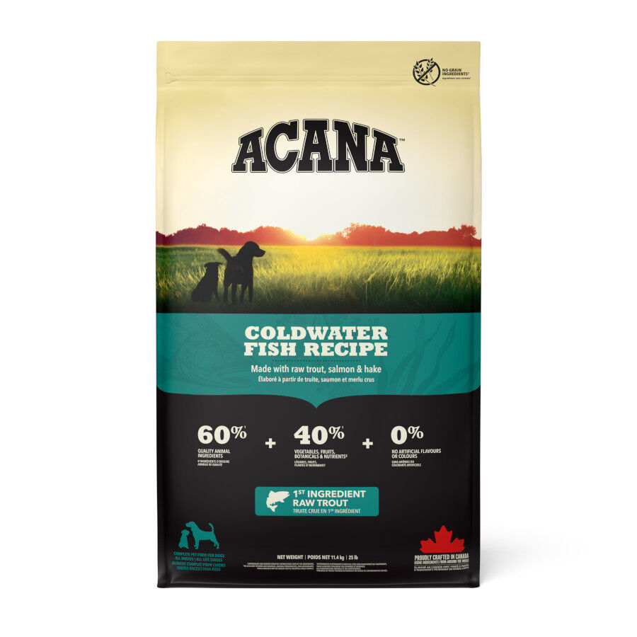 11.4 kg Acana Adult Coldwater Fish ra&ccedil;&atilde;o para c&atilde;es 11.4 kg, , large Imagem n&uacute;mero 1