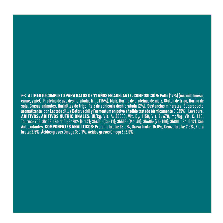 1.5 kg Purina One Senior 11+ Bifensis Frango ra&ccedil;&atilde;o para gatos, , large Imagem n&uacute;mero 2