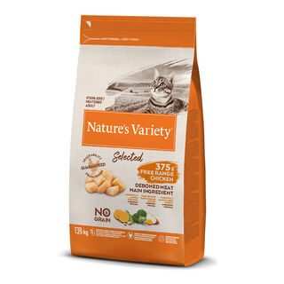 Nature's Variety Adult Sterilised Selected Frango ração para gatos