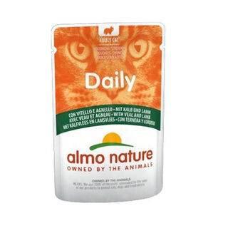 Almo Nature Daily comida húmida vitela e cordeiro