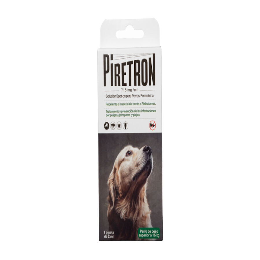 Piretron Spot On 2 ml Pipeta Antiparasit&aacute;ria para c&atilde;es, , large Imagem n&uacute;mero 1