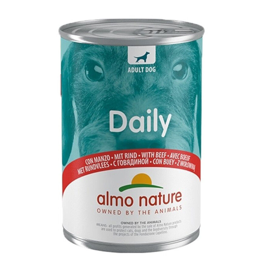 400 g Almo Nature Daily Menu boi lata para c&atilde;es, , large Imagem n&uacute;mero 1