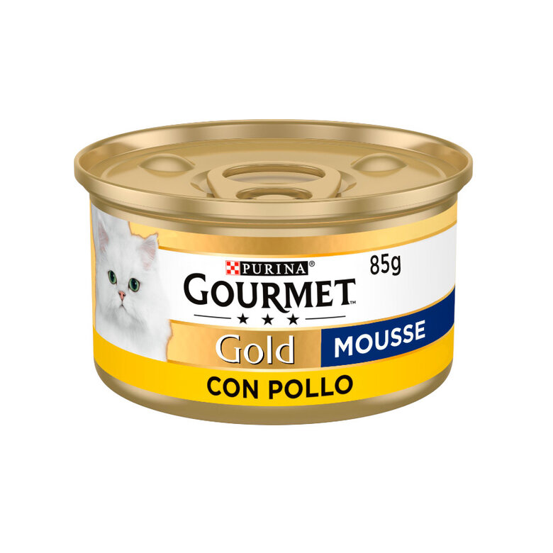 85 g Gourmet Gold Mousse de Frango em lata para gatos,  Imagem número 1 85 g Gourmet Gold Mousse de Frango em lata para gatos, , large Imagem número 1