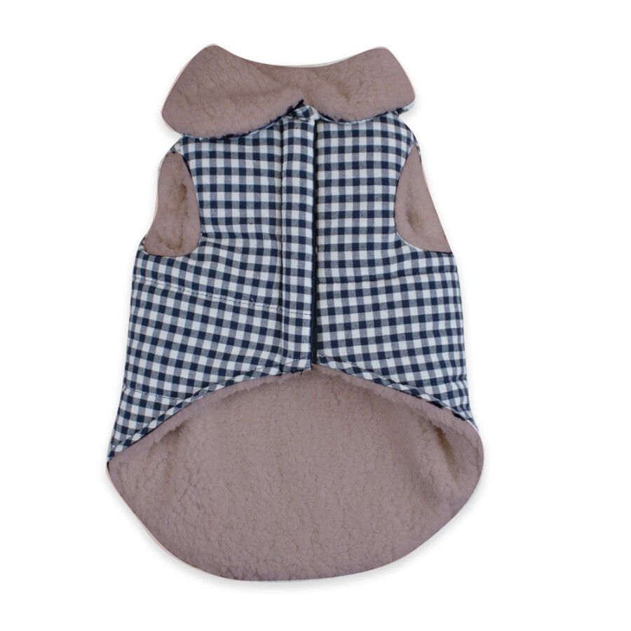 Outech Casaco Bomber Vichy Navy para c&atilde;es, , large Imagem n&uacute;mero 3