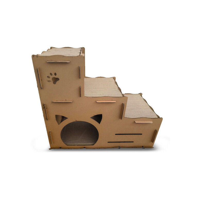 Catshion Escada Arranhador Grande de Cartão para gatos,  Imagem número 1 Catshion Escada Arranhador Grande de Cartão para gatos, , large Imagem número 1