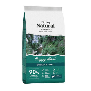 Dibaq Natural Moments Puppy Maxi ração para cães