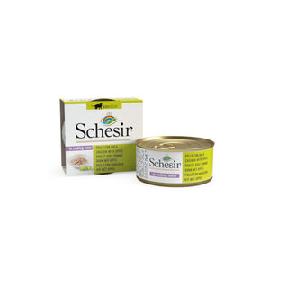 Schesir Adult Frango e Maça lata para gatos