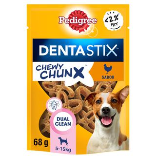 Pedigree Dentastix Chewy Chunx Snacks Dentários Frango para Cães Pequenos