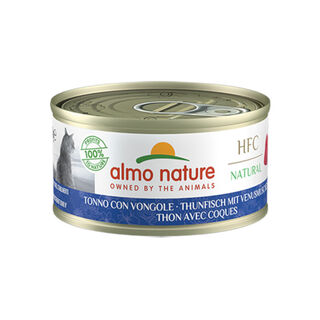 Almo Nature HFC Natural Atum e Amêijoas lata para gatos