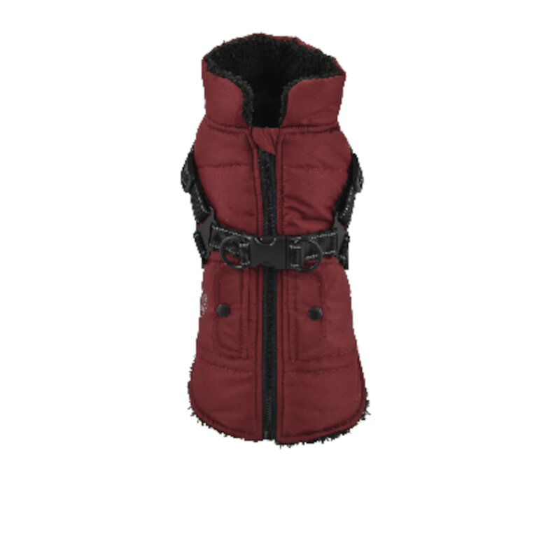 Nayeco Casaco com arnês castanho para cães,  Imagem número 1 Nayeco Casaco com arnês castanho para cães, , large Imagem número 1