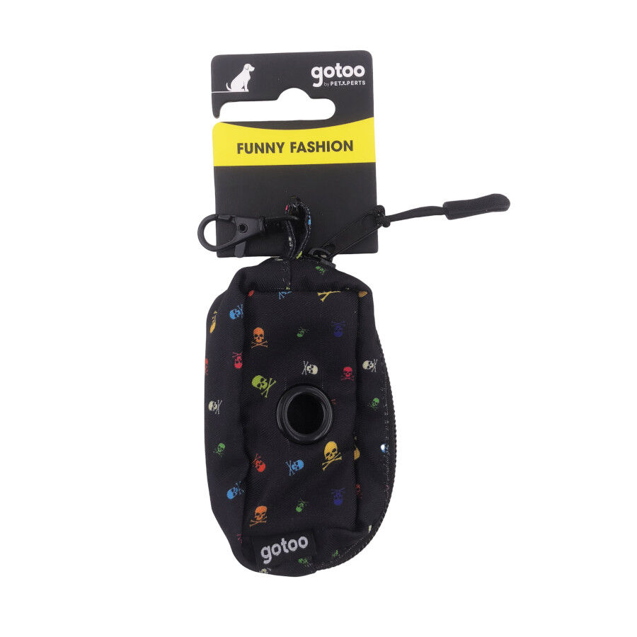 Gotoo Porta saco estampado cinza para c&atilde;es, , large Imagem n&uacute;mero 4