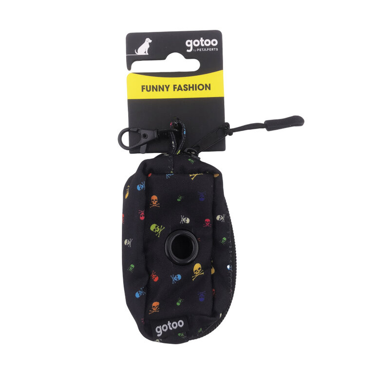 Gotoo Porta saco estampado cinza para cães,  Imagem número 4 Gotoo Porta saco estampado cinza para cães, , large Imagem número 4