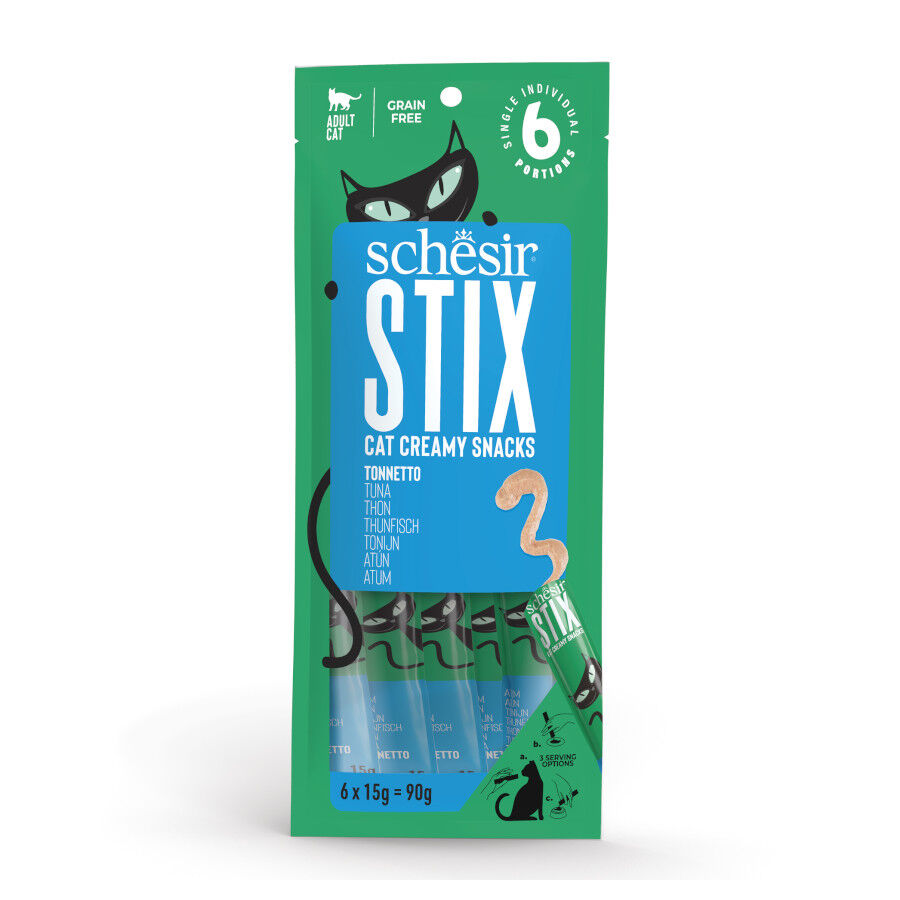 Schesir Stix Snacks de atum para gatos, , large Imagem n&uacute;mero 1