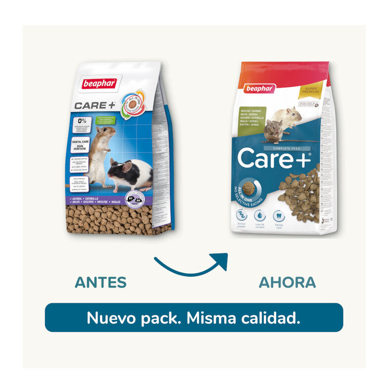 Beaphar Care+ Alimento para ratos e gerbilos,  Imagem número 2 Beaphar Care+ Alimento para ratos e gerbilos, , large Imagem número 2