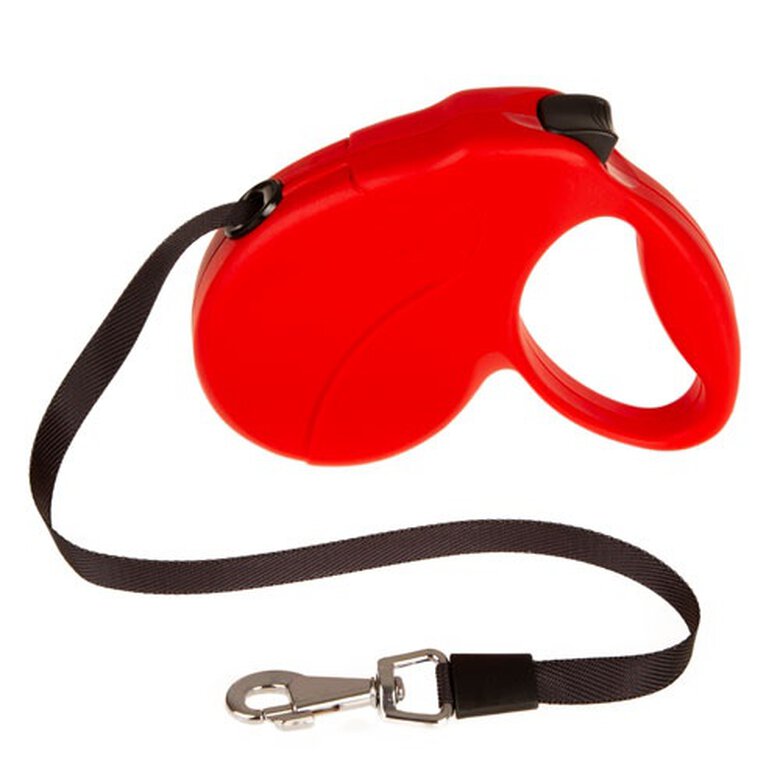 TK-Pet Trela Extensível Vermelha para cães,  Imagem número 1 TK-Pet roja correa extensible perro Imagem número 1