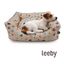 Leeby Alcofa com Capa Amovível Beige com Banda Desenhada para cães, , large Indicador imagem número 2