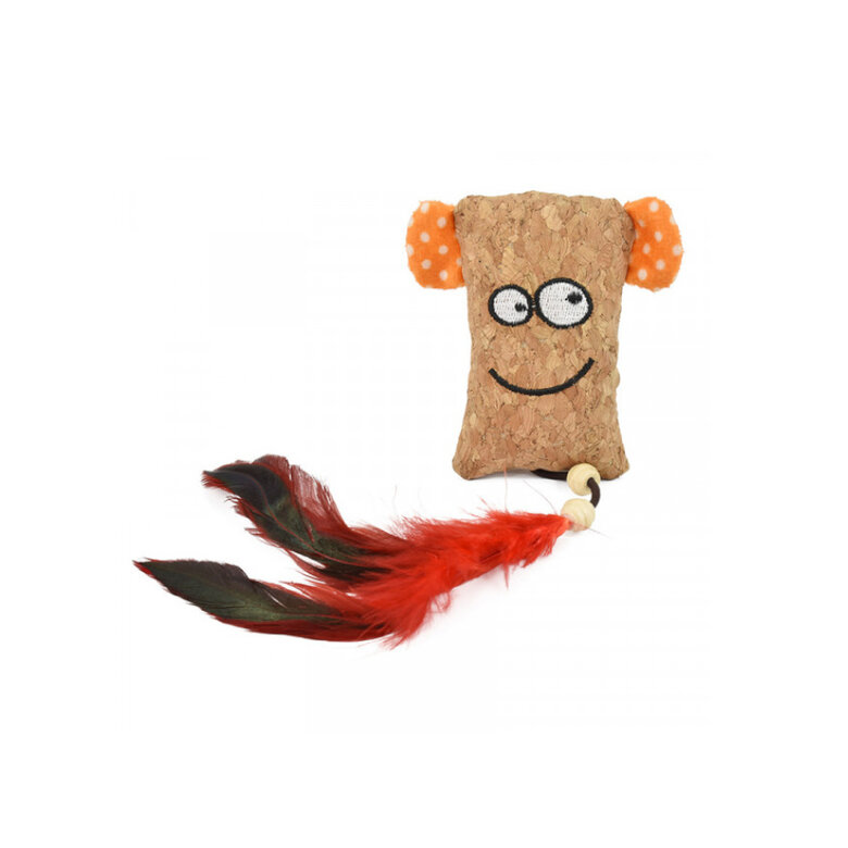 Nayeco Moai Brinquedo de Cortiça para gatos,  Imagem número 3 Nayeco Moai Brinquedo de Cortiça para gatos, , large Imagem número 3