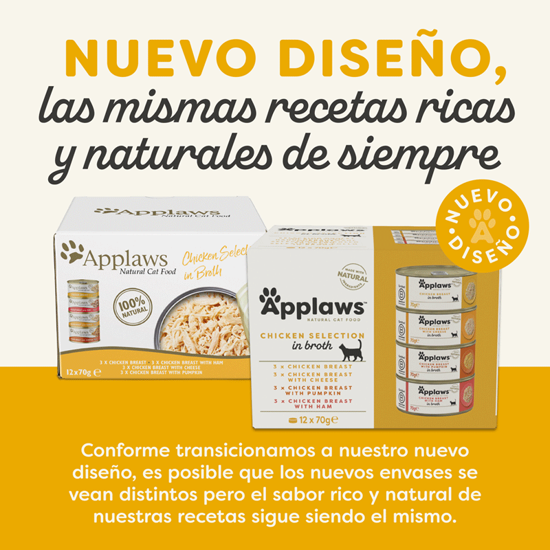 12 latas x 70 g Applaws Chicken Collection Lata para gatos, , large Imagem n&uacute;mero 2