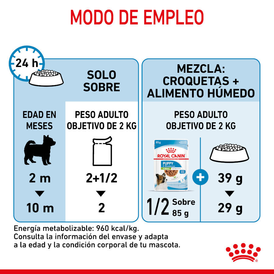 85 g Royal Canin X-Small Puppy Bocaditos em molho saqueta para cachorros, , large Imagem n&uacute;mero 9